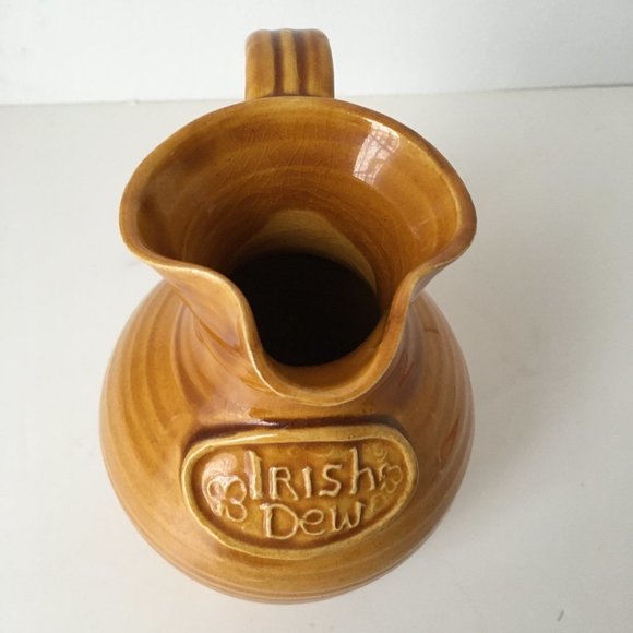 Vintage Brown Irish Dew Ceramic Vase - Picture 6 of 9